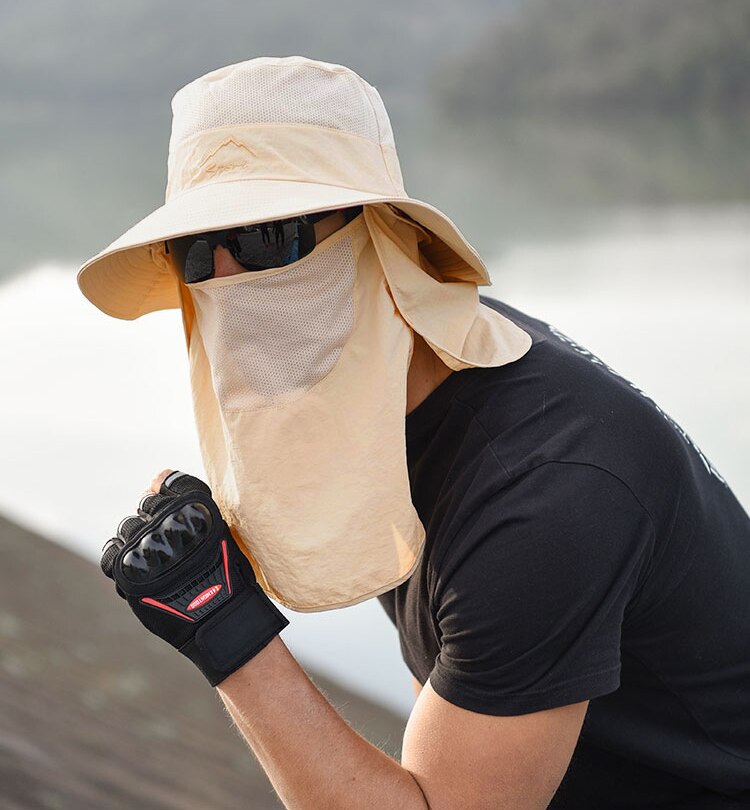 Outdoor Zonnehoed Voor Heren - Beschermend & Ademend