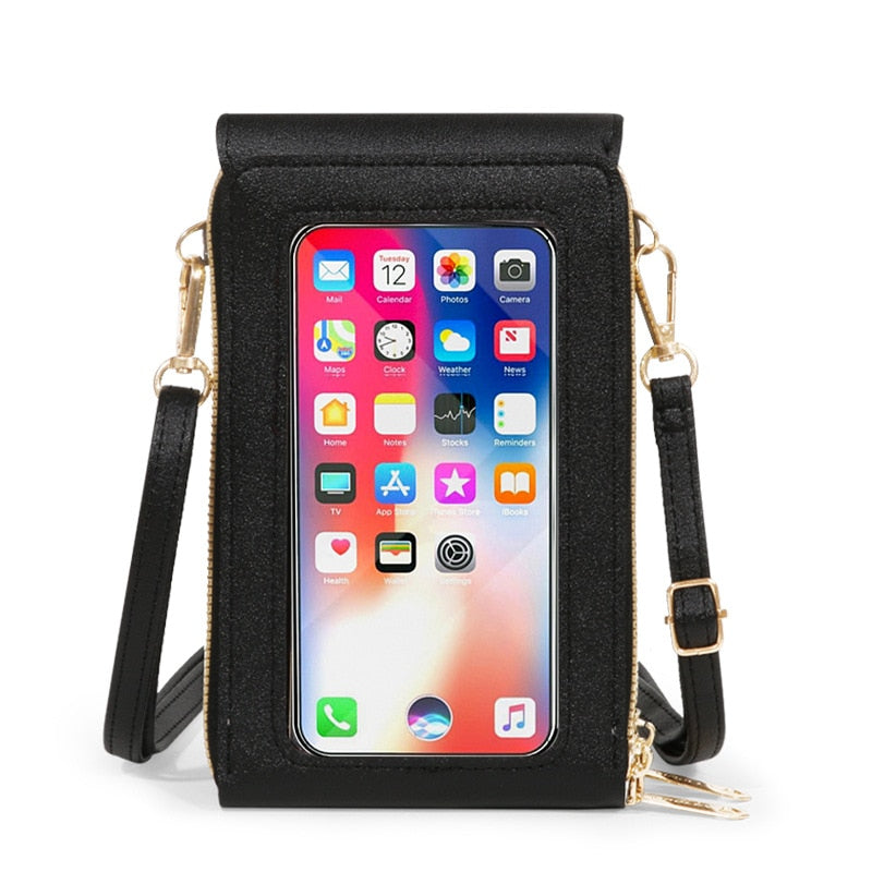 Neri - Transparante Schouder Telefoontas