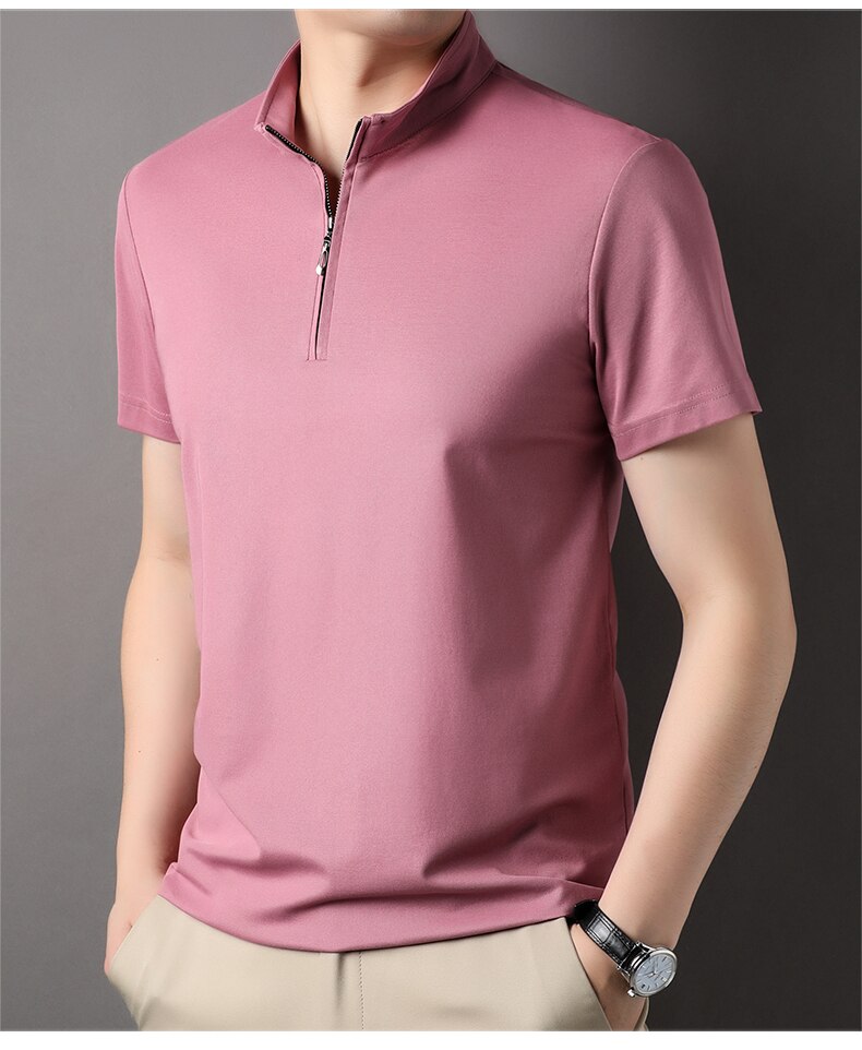 Slim Fit Shirt met Rits