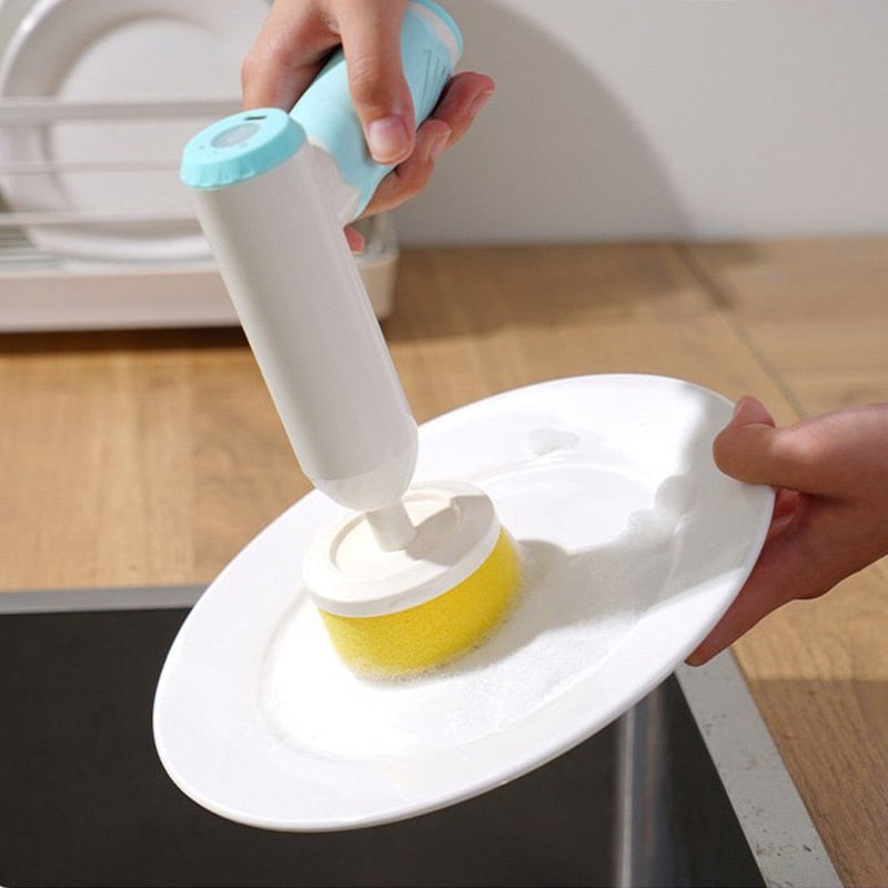PowerBrushPro – 4-delige Schoonmaakborstel – Multifunctioneel & Krachtig