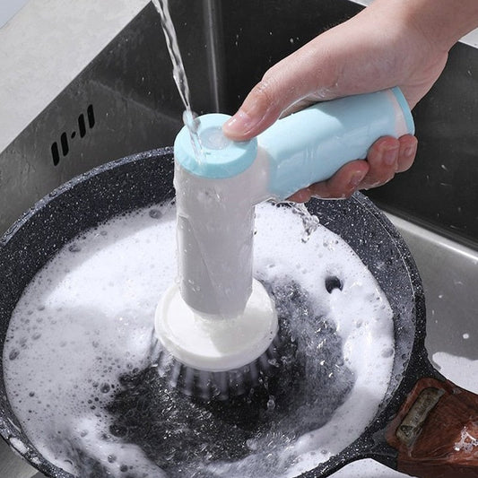 PowerBrushPro – 4-delige Schoonmaakborstel – Multifunctioneel & Krachtig