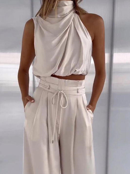 Elle - Elegante Mouwloze Top Set voor Vrouwen