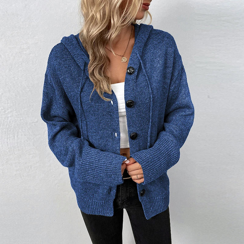 Gerlie - Trendy Hoodie Cardigan voor Vrouwen