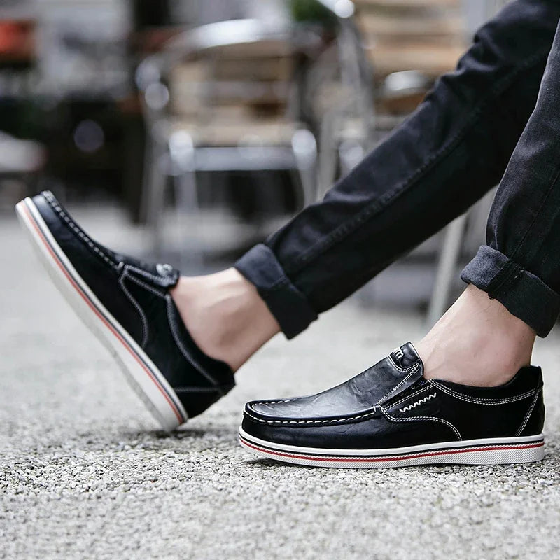 Sherman - Vintage Loafers voor Heren - Casual & Stijlvol