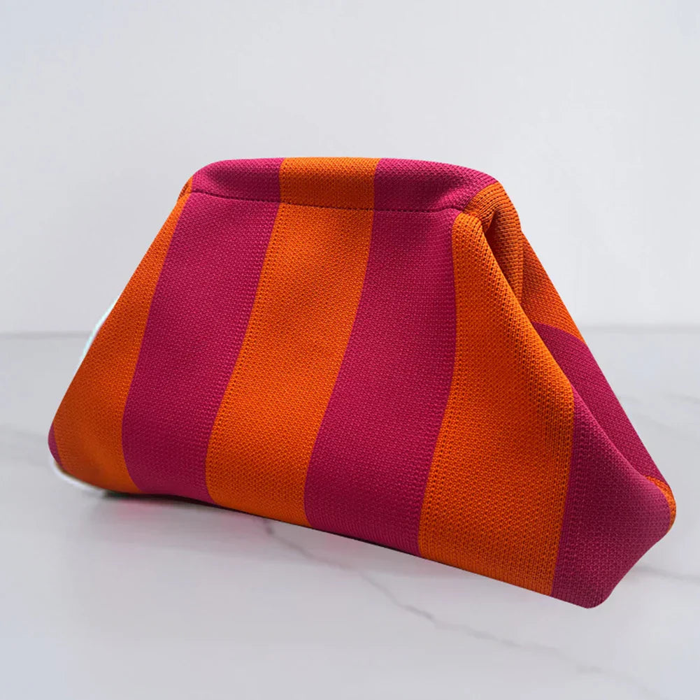 GlamLine - Gestreepte Cosmetische Clutch