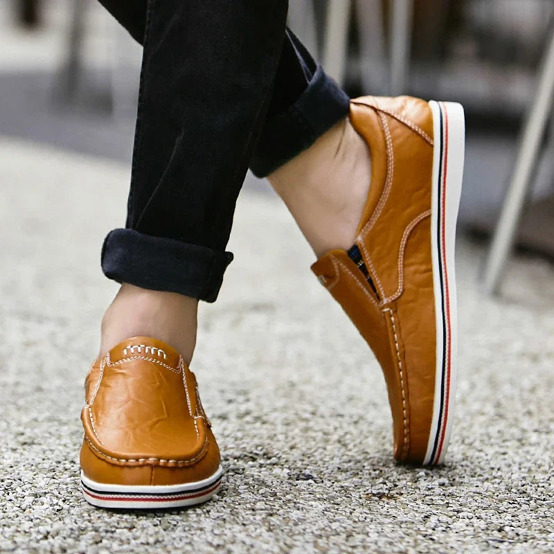 Sherman - Vintage Loafers voor Heren - Casual & Stijlvol