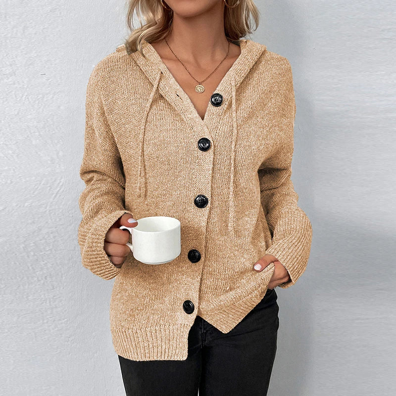 Gerlie - Trendy Hoodie Cardigan voor Vrouwen