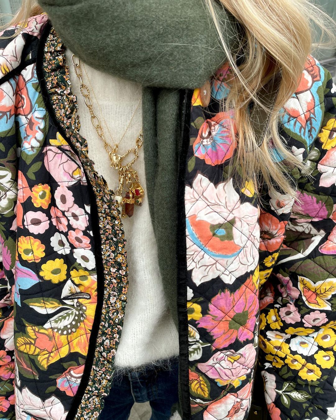 Florra - Oversized Bloemenjas voor Vrouwen