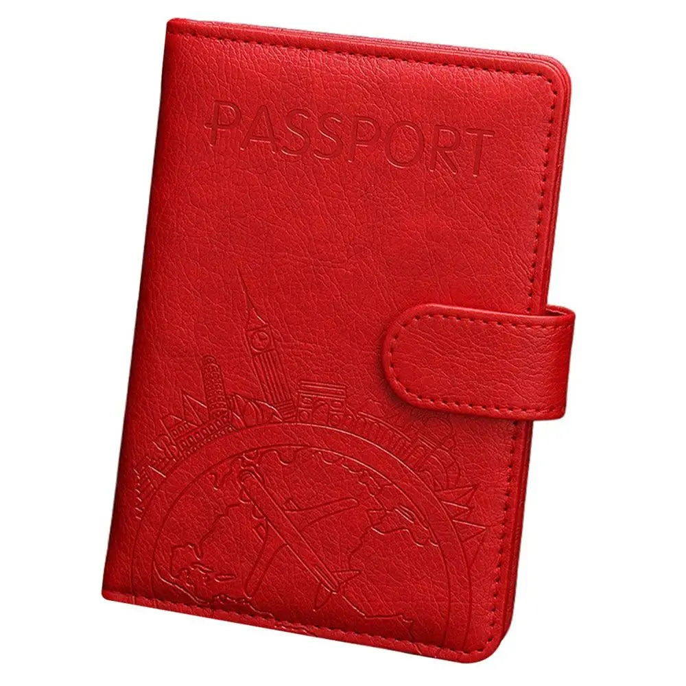 EliteTravel - RFID Leren Paspoorthouder en Reizen Portemonnee