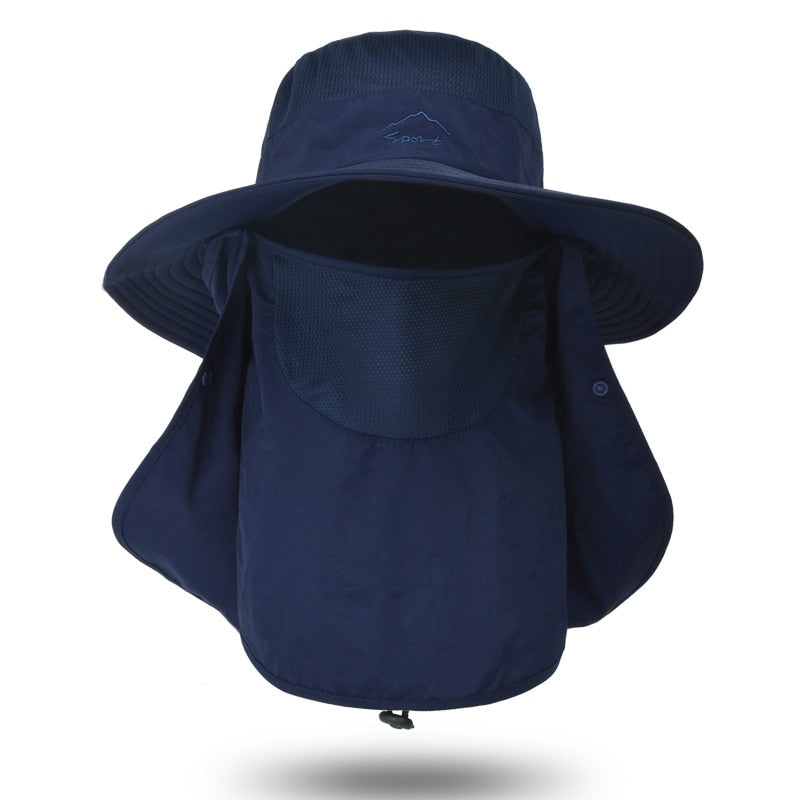 Outdoor Zonnehoed Voor Heren - Beschermend & Ademend