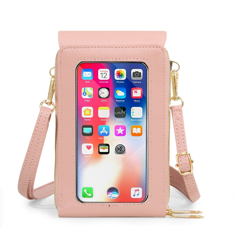 Neri - Transparante Schouder Telefoontas