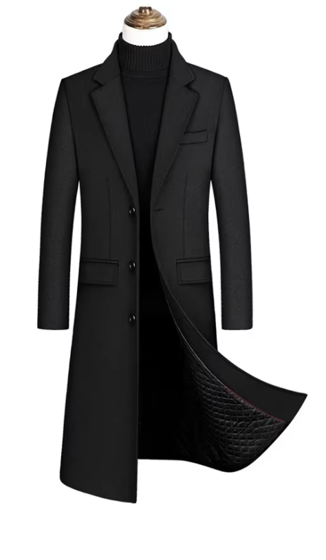 Mark - Extra Lange Trenchcoat voor Heren