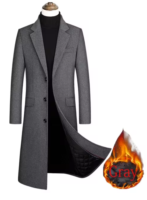 Mark - Extra Lange Trenchcoat voor Heren