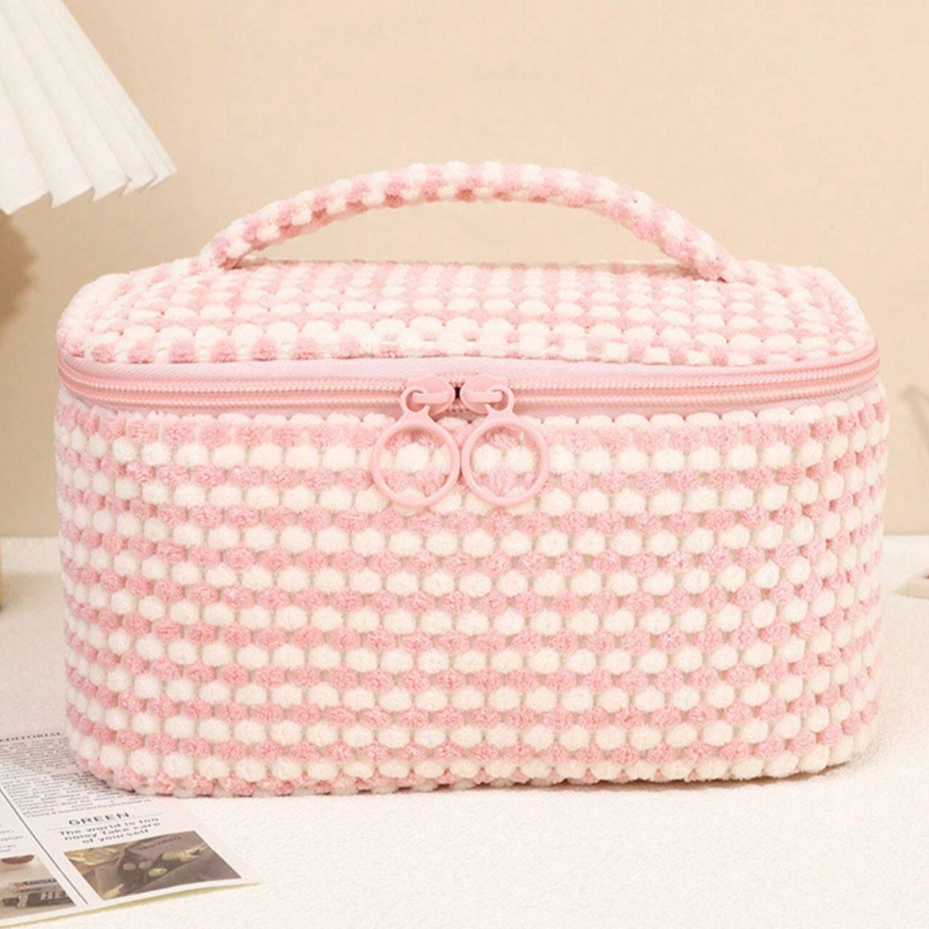 VelvetEase - 3-delige Zachte Corduroy Cosmeticaset