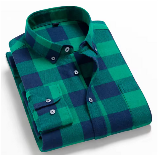 Wilder – Heren Slim-Fit Overhemd met Lange Mouwen