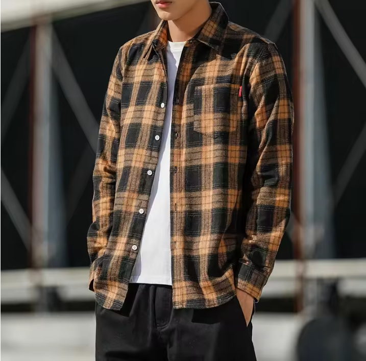Callum – Heren Oversized Geruit Overhemd