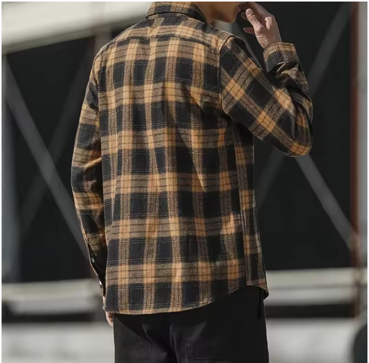 Callum – Heren Oversized Geruit Overhemd