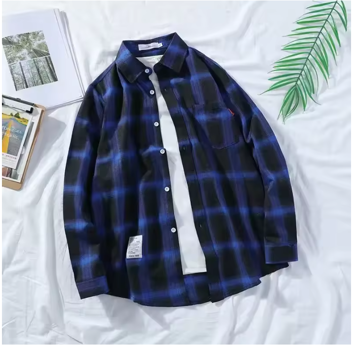 Callum – Heren Oversized Geruit Overhemd