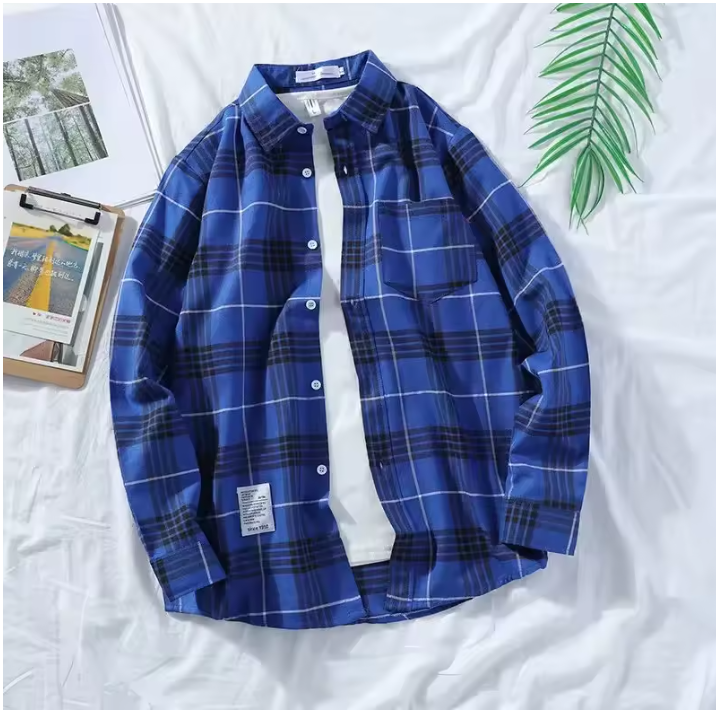 Callum – Heren Oversized Geruit Overhemd