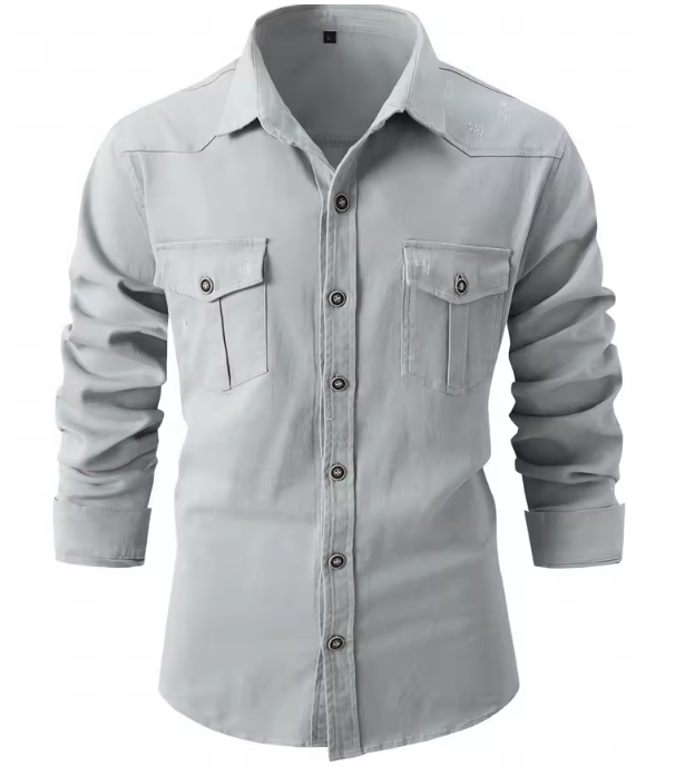 Everett – Slim Fit Lange Mouwen voor Heren