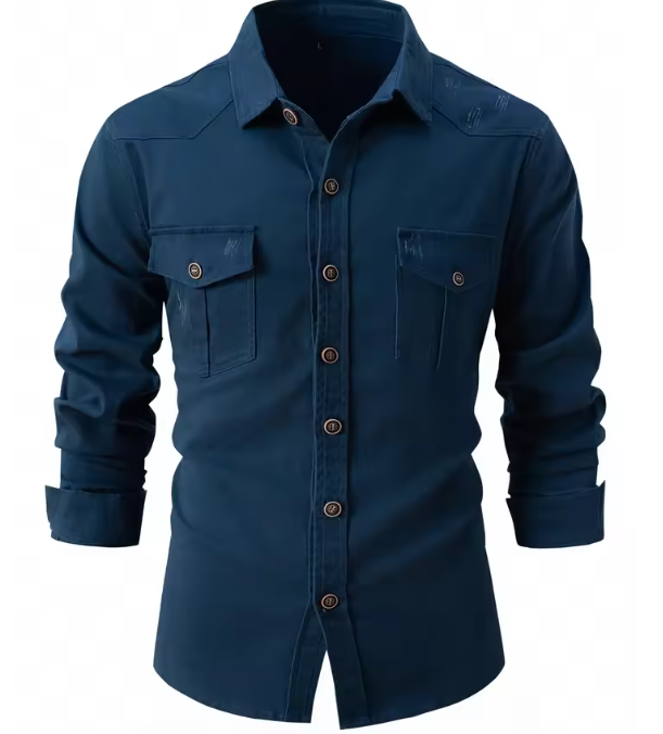 Everett – Slim Fit Lange Mouwen voor Heren