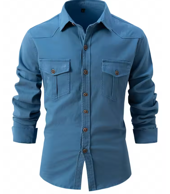 Everett – Slim Fit Lange Mouwen voor Heren