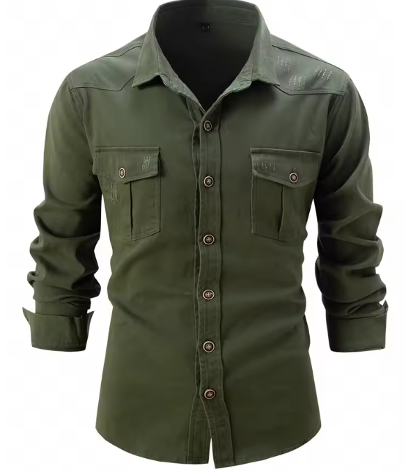 Everett – Slim Fit Lange Mouwen voor Heren