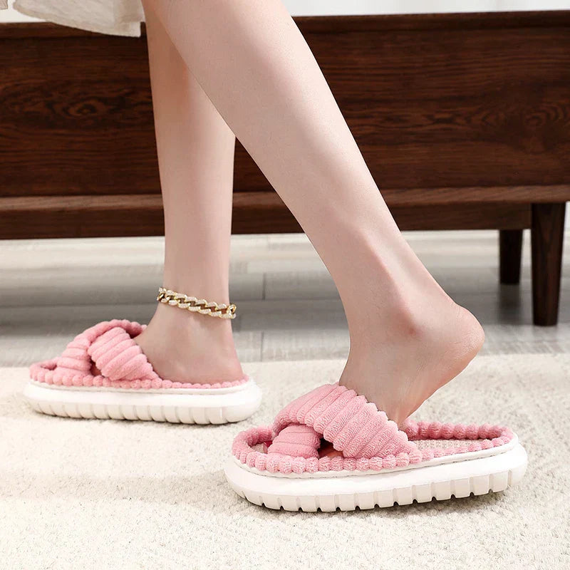 Jillie - Pluche Binnenpantoffels voor Vrouwen