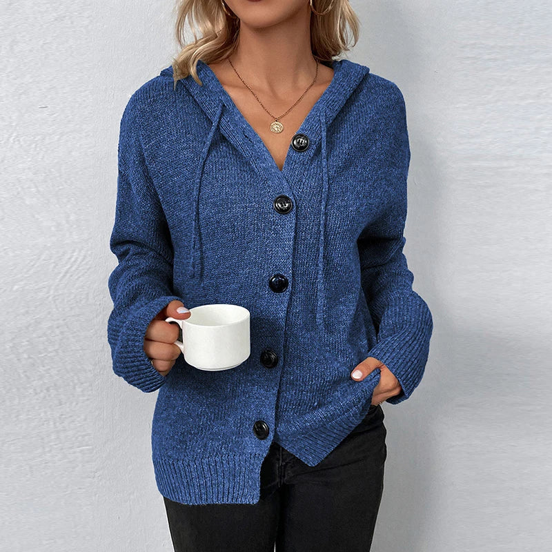 Gerlie - Trendy Hoodie Cardigan voor Vrouwen