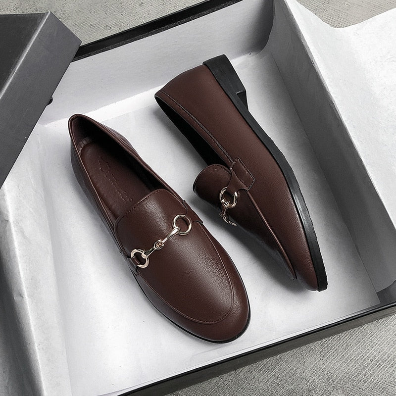 Klassieke Leren Loafers