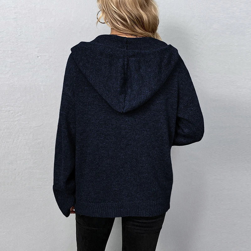 Gerlie - Trendy Hoodie Cardigan voor Vrouwen
