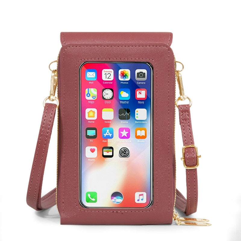 Neri - Transparante Schouder Telefoontas