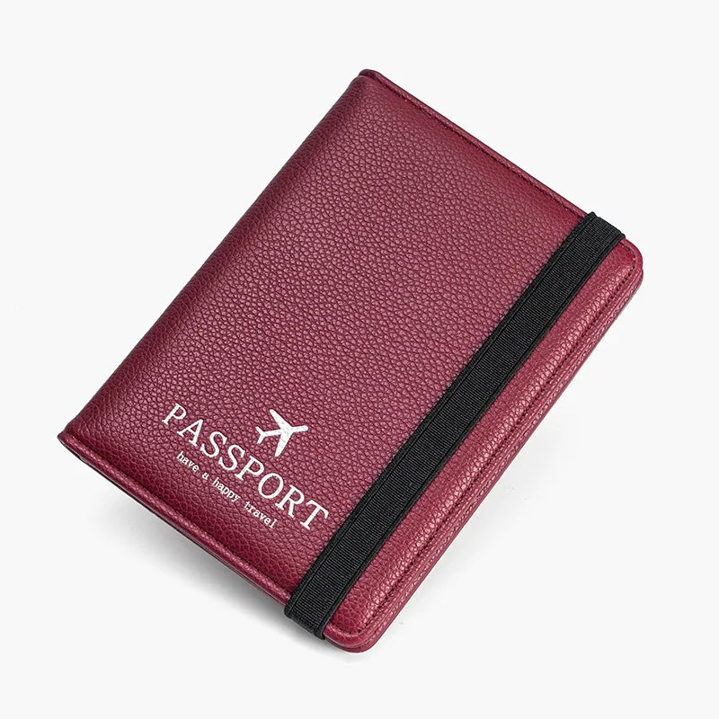 Odilia - Modieuze PU Leren RFID Paspoorthouder en Reizen Portemonnee