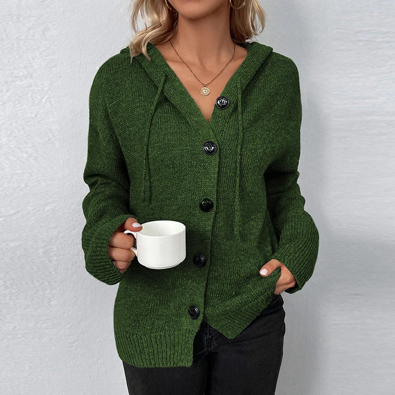Gerlie - Trendy Hoodie Cardigan voor Vrouwen