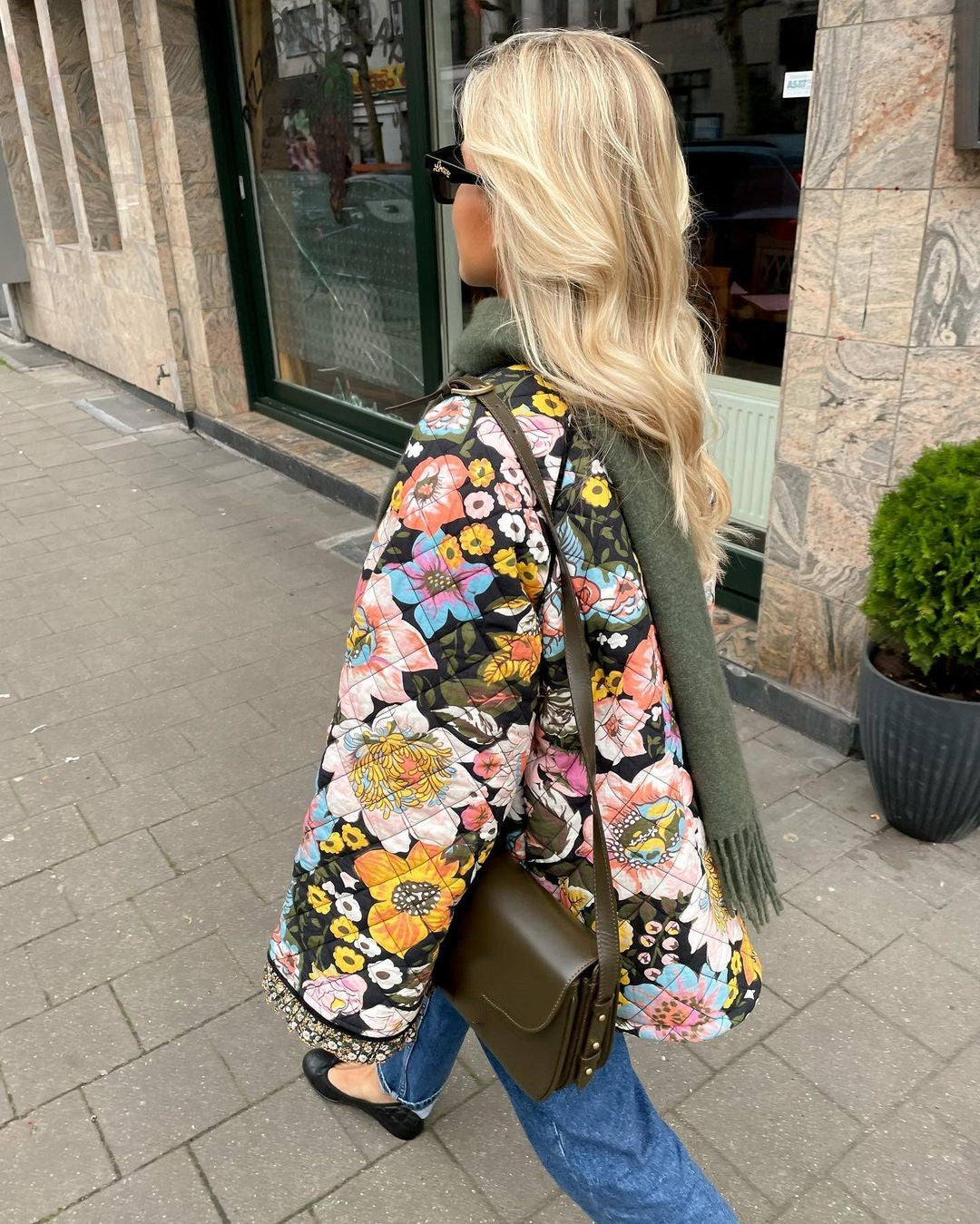 Florra - Oversized Bloemenjas voor Vrouwen