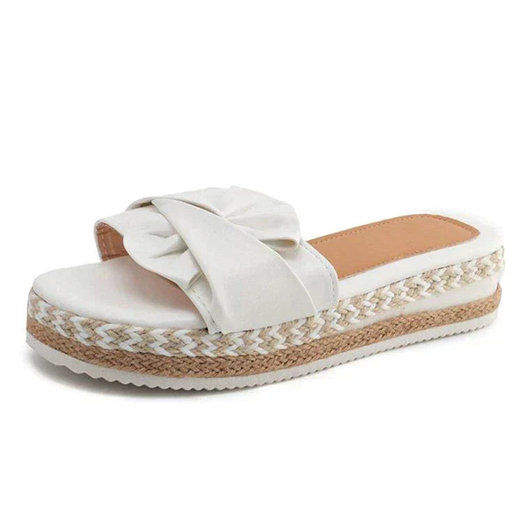 Vanya - Comfortabele Pantoffels met lint voor Vrouwen