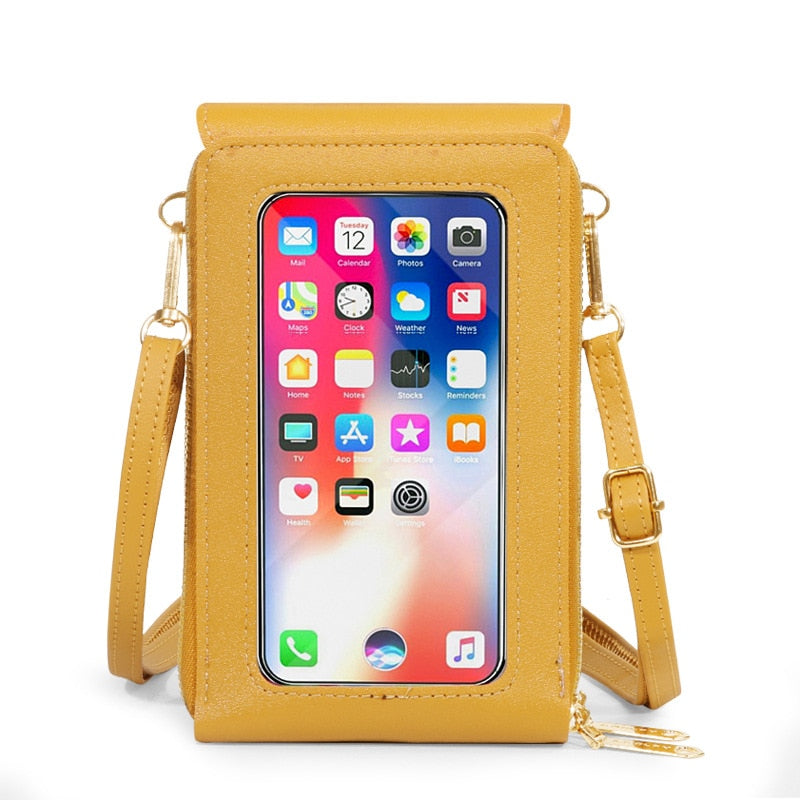 Neri - Transparante Schouder Telefoontas
