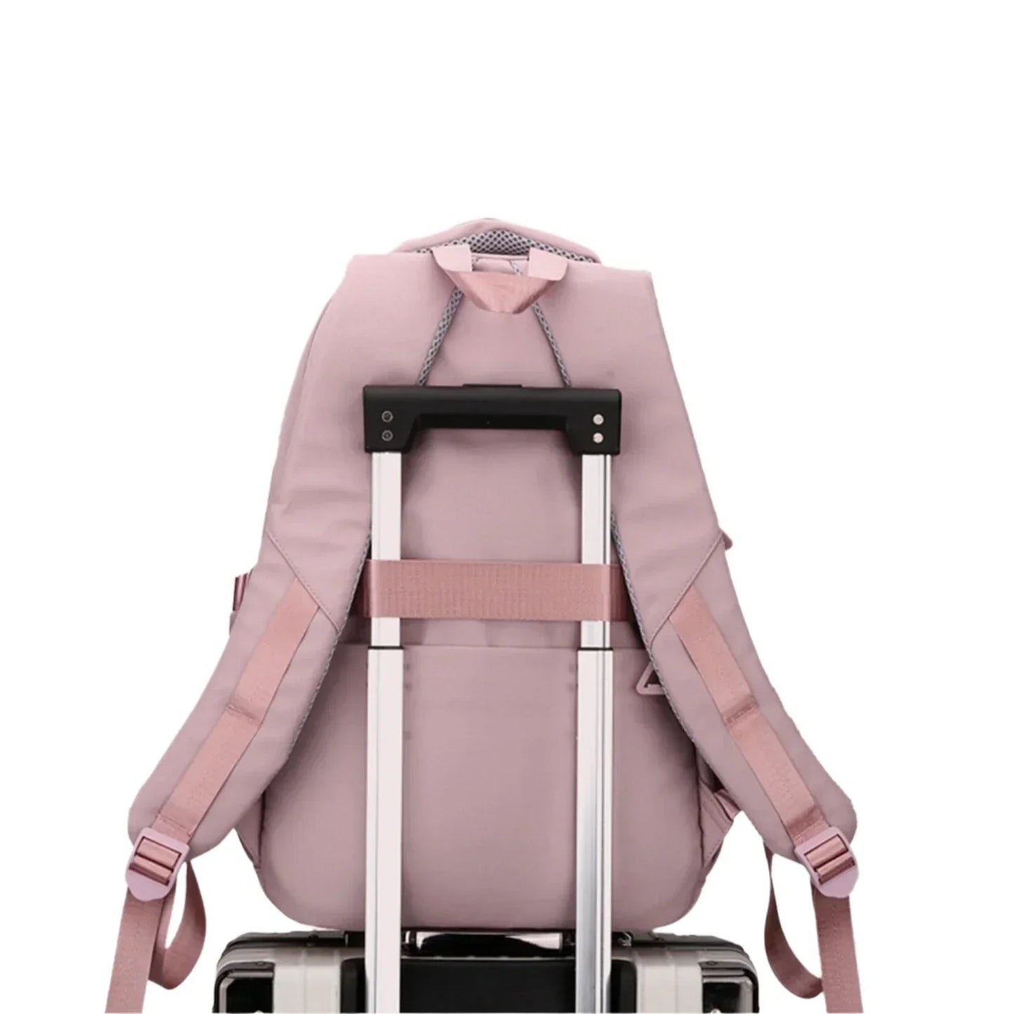 Natasja - Nylon Laptoprugzak met Grote Capaciteit en Schattig Design