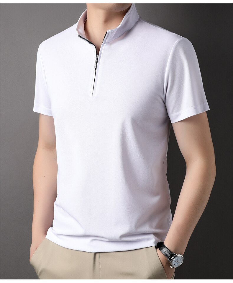Slim Fit Shirt met Rits