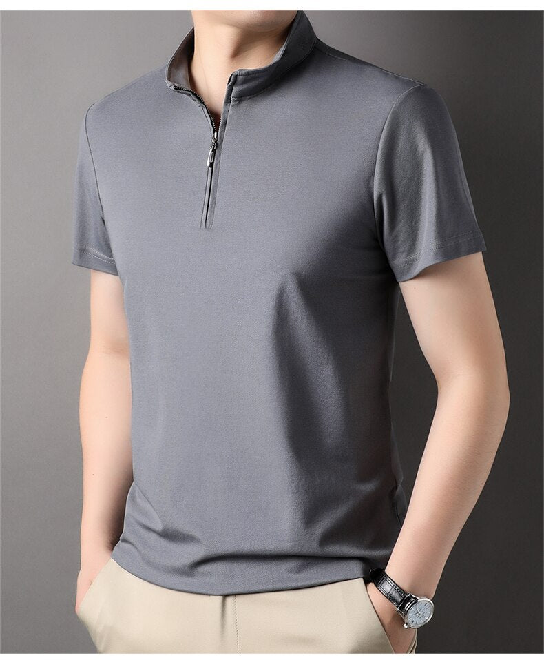 Slim Fit Shirt met Rits