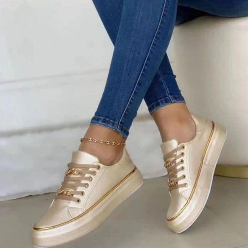Aurielle - Stijlvolle Platte Sneakers voor Vrouwen