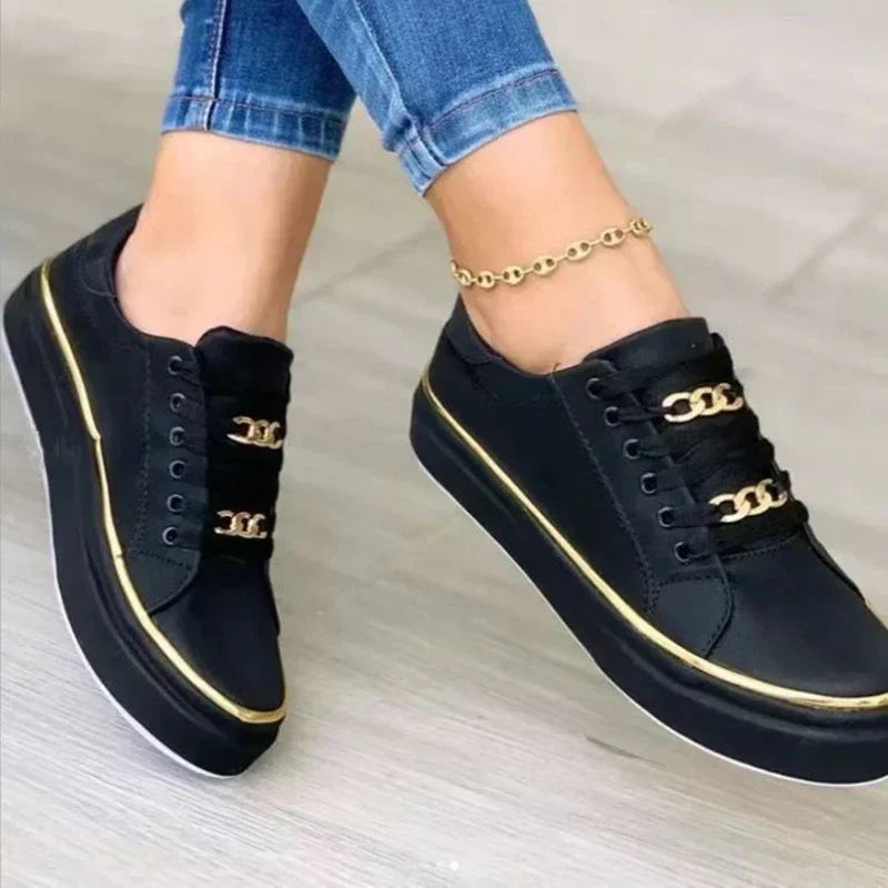 Aurielle - Stijlvolle Platte Sneakers voor Vrouwen