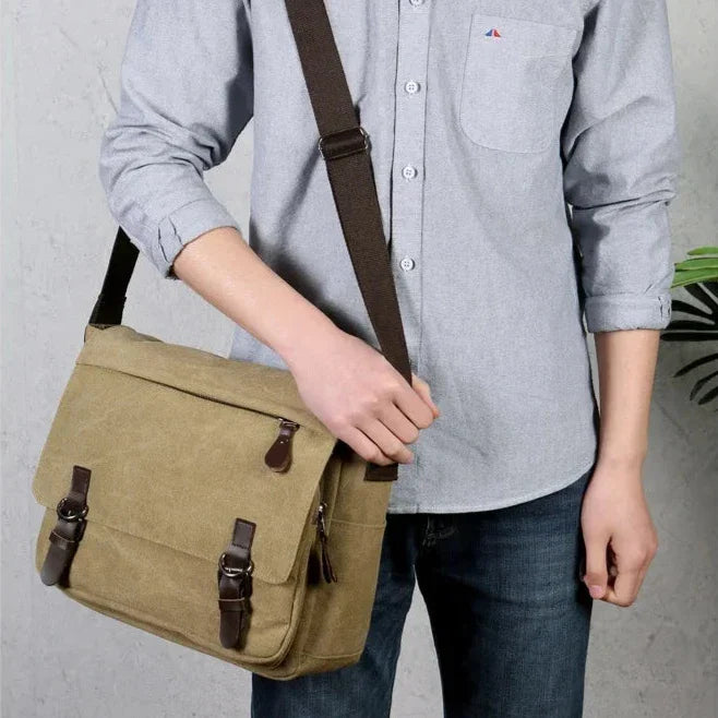 ErrandBuddy - Robuuste Canvas Schoudertas