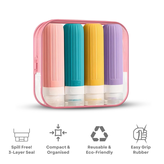 EasyFill - Reisbushouders voor Toiletten | 4 Stuks