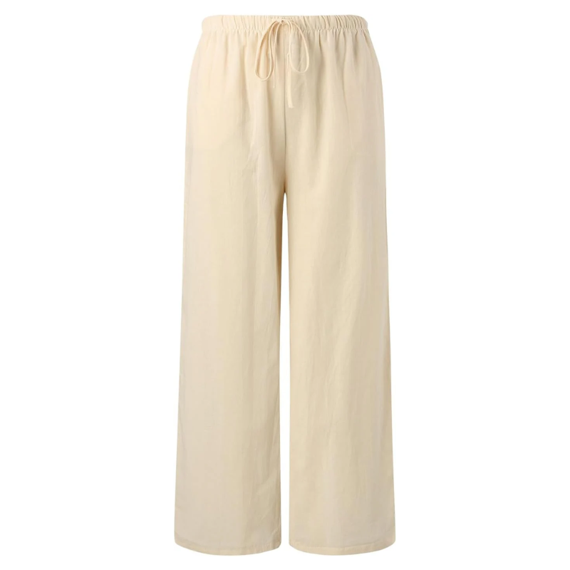 Reese - Broek Met Hoge Taille en Wijde Pijpen