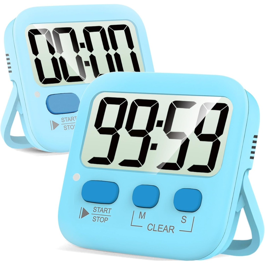KüchenTick – 2-Pack Digitale Keukentimers – Nauwkeurigheid & Gemak