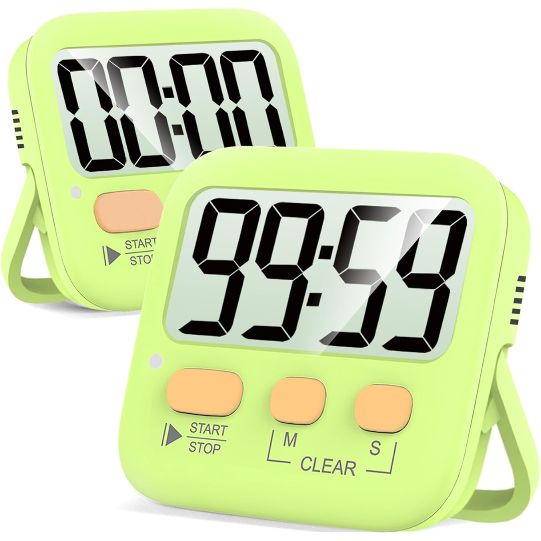 KüchenTick – 2-Pack Digitale Keukentimers – Nauwkeurigheid & Gemak