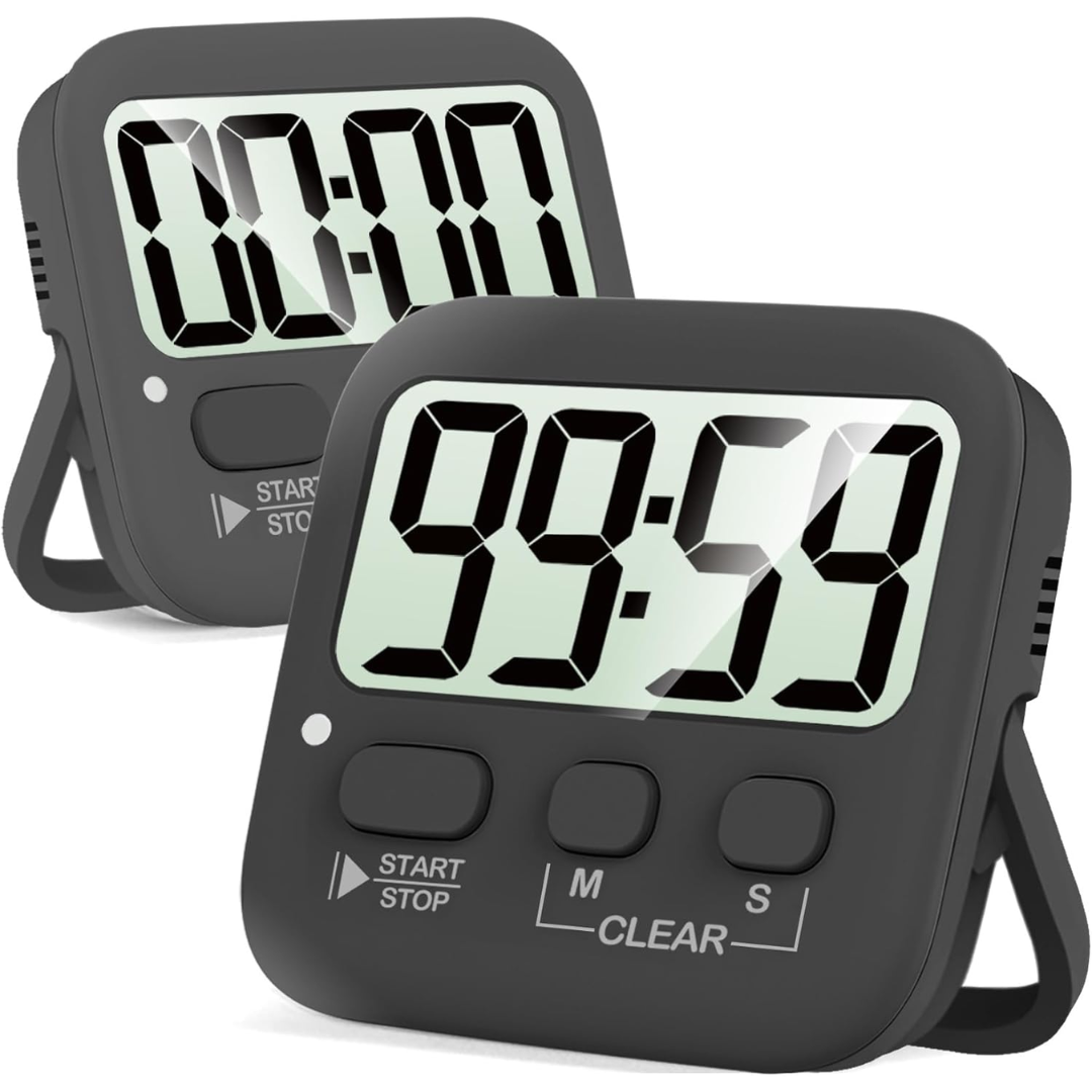 KüchenTick – 2-Pack Digitale Keukentimers – Nauwkeurigheid & Gemak