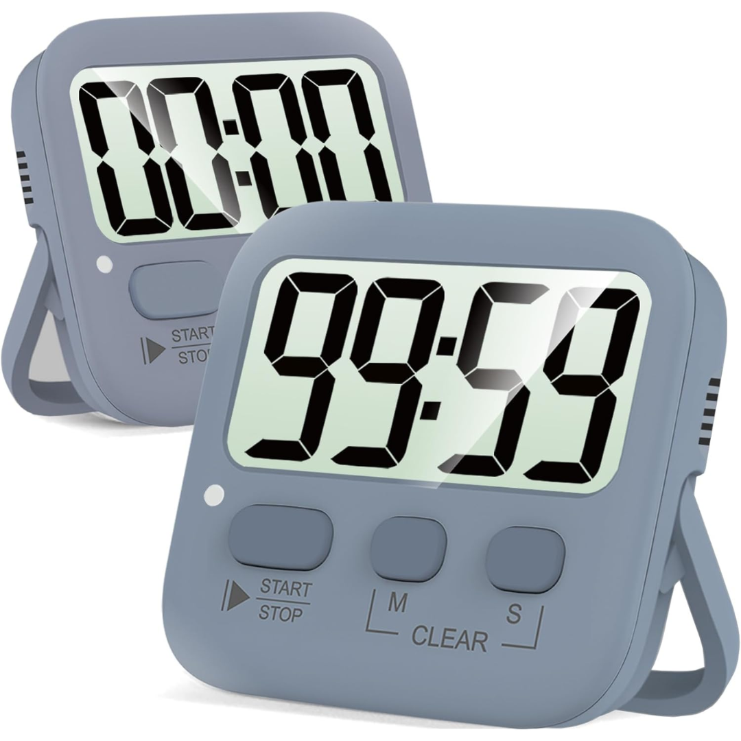 KüchenTick – 2-Pack Digitale Keukentimers – Nauwkeurigheid & Gemak