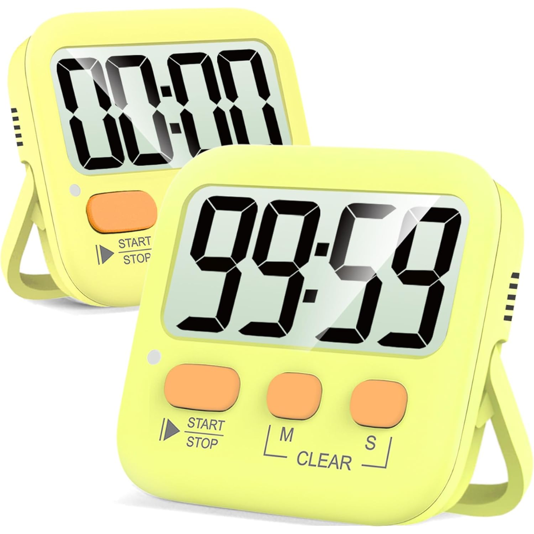 KüchenTick – 2-Pack Digitale Keukentimers – Nauwkeurigheid & Gemak